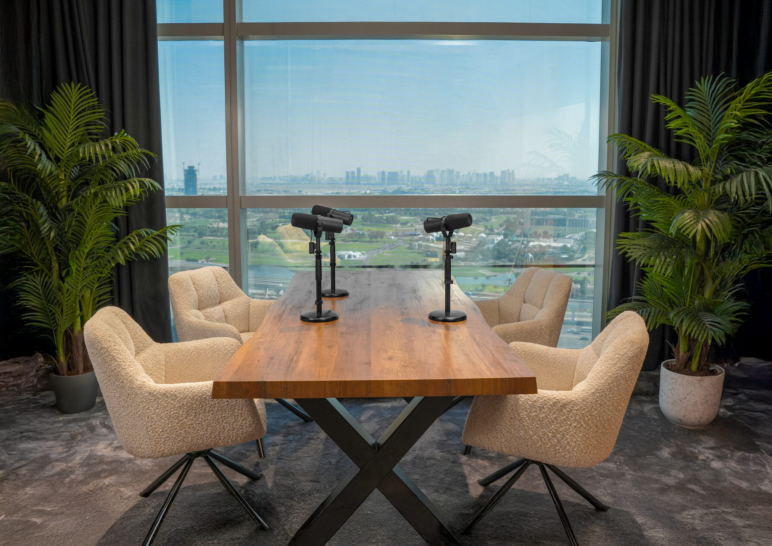 Premium podcast studio Dubai